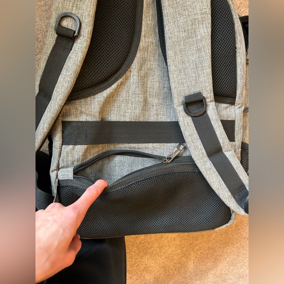 MATEIN - Gray Computer Backpack - Picture 11 of 11